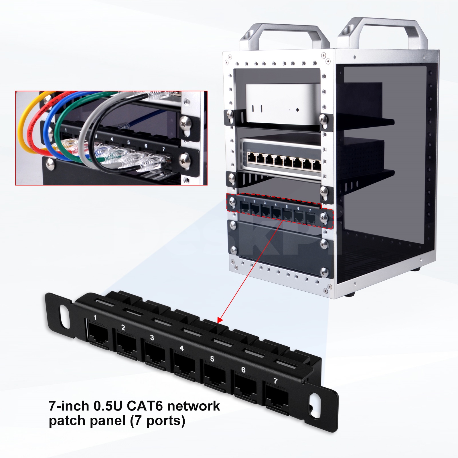 DeskPi RackMate 7 inch 0.5U CA - Deskpi Super6C review and price