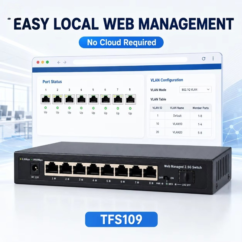 8 Ports 2.5Gb Managed Switch w - Sfp+ 10G Managed Switch 8 Port review and price