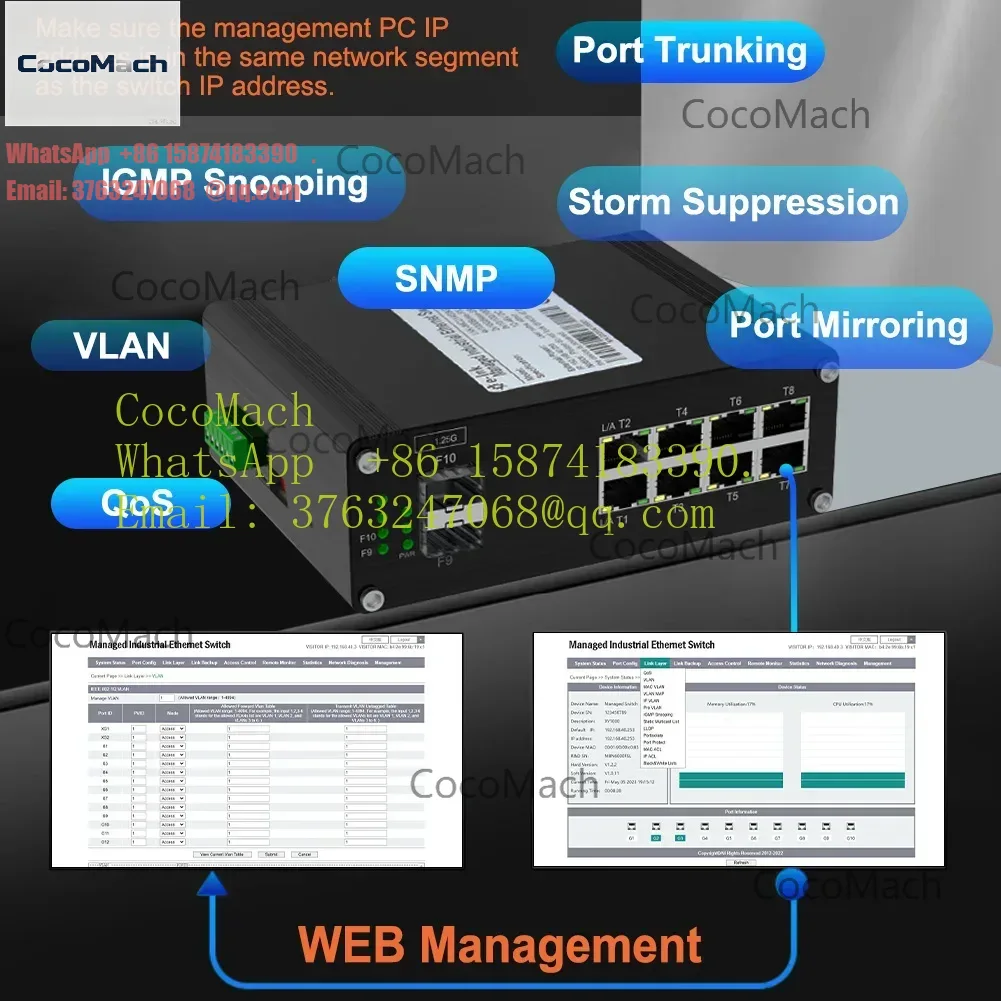 8 Port Managed Gigabit Switch  - Managed Gigabit Poe Switch 8 Port 802.3At review and price